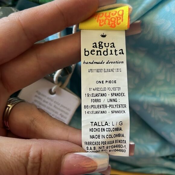 Agua Bendita Pacifico Ellis Aine Floral One-Piece Swimsuit - Picture 12 of 15